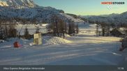 Archived webcam image showing Höss-Express Top Station (1400m) on 26 Feb 2026 at 03:33