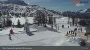 Archived webcam image showing Höss-Express Top Station (1400m) on 26 Feb 2026 at 11:33