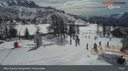 Archived webcam image showing Höss-Express Top Station (1400m) on 26 Feb 2026 at 13:33