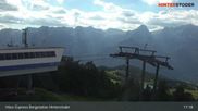 Archived webcam image showing Höss-Express Top Station (1400m) on 12 Jul 2026 at 17:39