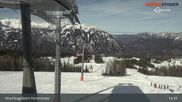 Archived webcam image showing Top Station Hirschkogelbahn on 26 Feb 2026 at 13:33