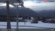 Archived webcam image showing Top Station Hirschkogelbahn on 17 Apr 2026 at 01:51