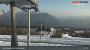 Archived webcam image showing Top Station Hirschkogelbahn on 17 Apr 2026 at 07:51