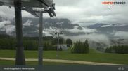 Archived webcam image showing Top Station Hirschkogelbahn on 11 Jun 2026 at 07:39