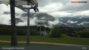 Archived webcam image showing Top Station Hirschkogelbahn on 11 Jun 2026 at 08:39