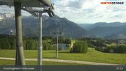 Archiviertes Webcam Bild: Hinterstoder: Bergstation Hirschkogelbahn am 12.07.2026 um 08:43 Uhr