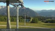 Archived webcam image showing Top Station Hirschkogelbahn on 15 Aug 2026 at 08:55
