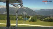 Archived webcam image showing Top Station Hirschkogelbahn on 15 Aug 2026 at 11:55