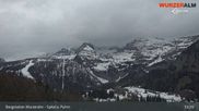 Archiviertes Webcam Bild: Panoramabild Wurzeralm Bergstation am 13.04.2026 um 13:05 Uhr