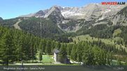 Archiviertes Webcam Bild: Panoramabild Wurzeralm Bergstation am 29.05.2026 um 13:55 Uhr
