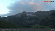 Archived webcam image showing Wurzeralm Top Station on 18 Jun 2026 at 05:45