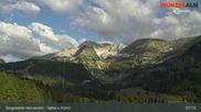 Archiviertes Webcam Bild: Panoramabild Wurzeralm Bergstation am 12.07.2026 um 07:37 Uhr