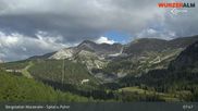 Archiviertes Webcam Bild: Panoramabild Wurzeralm Bergstation am 12.07.2026 um 08:37 Uhr