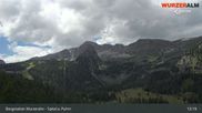 Archiviertes Webcam Bild: Panoramabild Wurzeralm Bergstation am 12.07.2026 um 13:37 Uhr