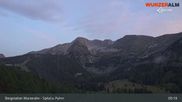 Archiviertes Webcam Bild: Panoramabild Wurzeralm Bergstation am 14.07.2026 um 05:26 Uhr