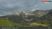 Archived webcam image showing Wurzeralm Top Station on 16 Aug 2026 at 07:01