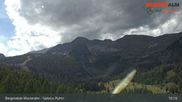 Archiviertes Webcam Bild: Panoramabild Wurzeralm Bergstation am 30.08.2026 um 15:44 Uhr