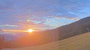 Archived webcam image showing Top station of the gondola in Hauser Kaibling (728 m) on 26 Aug 2026 at 06:46