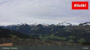 Archived webcam image showing Kitzbühel: Kirchberg Ochsalm on 18 May 2026 at 08:49
