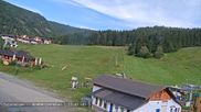 Archived webcam image showing Grebenzen Ski Resort: Base Station on 26 Aug 2026 at 18:22