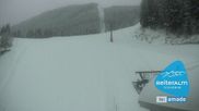 Archived webcam image showing Reiteralm: Preunegg Base Area on 1 Apr 2026 at 06:20