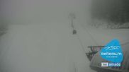 Archived webcam image showing Reiteralm: Preunegg Base Area on 1 Apr 2026 at 08:20