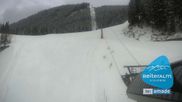 Archived webcam image showing Reiteralm: Preunegg Base Area on 1 Apr 2026 at 18:20