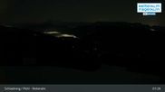 Archived webcam image showing Top Station 6 Seater Chairlift on 13 Mar 2026 at 01:00