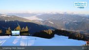 Archived webcam image showing Top Station 6 Seater Chairlift on 13 Mar 2026 at 07:00