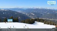 Archived webcam image showing Top Station 6 Seater Chairlift on 13 Mar 2026 at 13:00