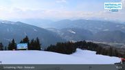 Archived webcam image showing Top Station 6 Seater Chairlift on 22 Mar 2026 at 15:54