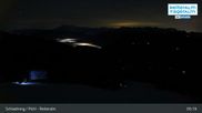 Archived webcam image showing Top Station 6 Seater Chairlift on 23 Oct 2026 at 05:38