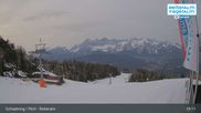 Archiviertes Webcam Bild: Reiteralm: Blick von der Preunegg Jet Bergstation am 12.04.2026 um 19:54 Uhr