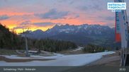 Archived webcam image showing Reiteralm - Preunegg Jet top station on 9 May 2026 at 03:18