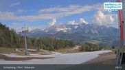 Archived webcam image showing Reiteralm - Preunegg Jet top station on 9 May 2026 at 09:18