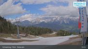 Archived webcam image showing Reiteralm - Preunegg Jet top station on 9 May 2026 at 13:18