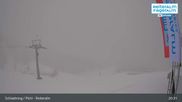 Archived webcam image showing Reiteralm - Preunegg Jet top station on 15 May 2026 at 03:12