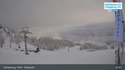 Archived webcam image showing Reiteralm - Preunegg Jet top station on 15 May 2026 at 08:12