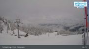 Archived webcam image showing Reiteralm - Preunegg Jet top station on 15 May 2026 at 09:12
