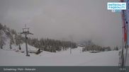 Archived webcam image showing Reiteralm - Preunegg Jet top station on 15 May 2026 at 11:12