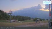 Archived webcam image showing Reiteralm - Preunegg Jet top station on 28 May 2026 at 05:01