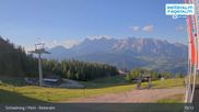 Archiviertes Webcam Bild: Reiteralm: Blick von der Preunegg Jet Bergstation am 12.07.2026 um 19:55 Uhr
