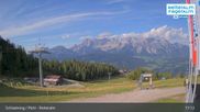 Archiviertes Webcam Bild: Reiteralm: Blick von der Preunegg Jet Bergstation am 26.08.2026 um 17:10 Uhr