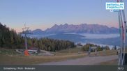Archived webcam image showing Reiteralm - Preunegg Jet top station on 20 Oct 2026 at 05:07