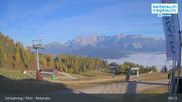 Archived webcam image showing Reiteralm - Preunegg Jet top station on 20 Oct 2026 at 09:07