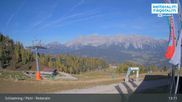 Archived webcam image showing Reiteralm - Preunegg Jet top station on 20 Oct 2026 at 13:07