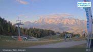 Archived webcam image showing Reiteralm - Preunegg Jet top station on 20 Oct 2026 at 17:07