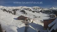 Archived webcam image showing Planneralm: View Tauern House on 26 Feb 2026 at 16:50