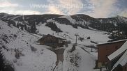 Archived webcam image showing Planneralm: View Tauern House on 18 May 2026 at 07:14