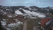 Archived webcam image showing Planneralm: View Tauern House on 18 May 2026 at 20:14